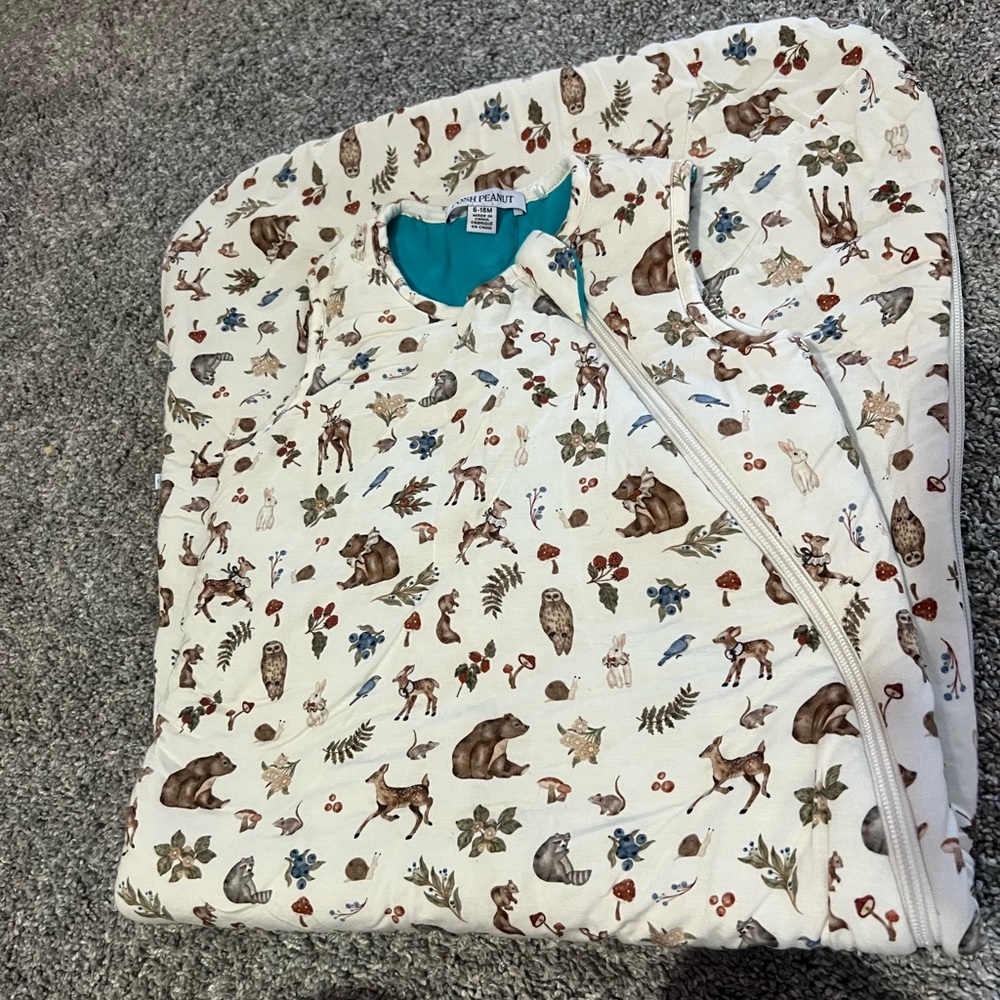 Nature Print Baby Sleeping Bag